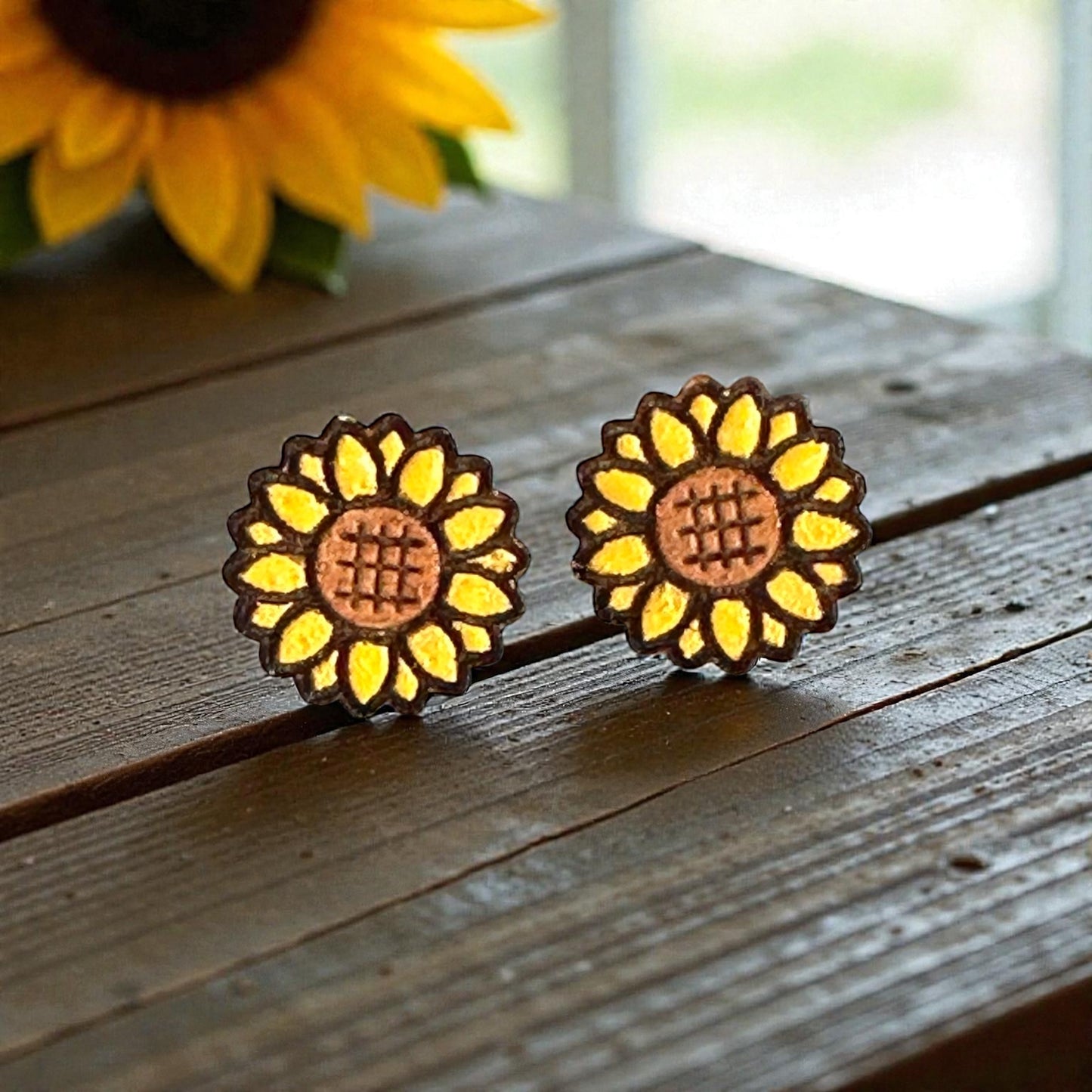 Sunflower Studs